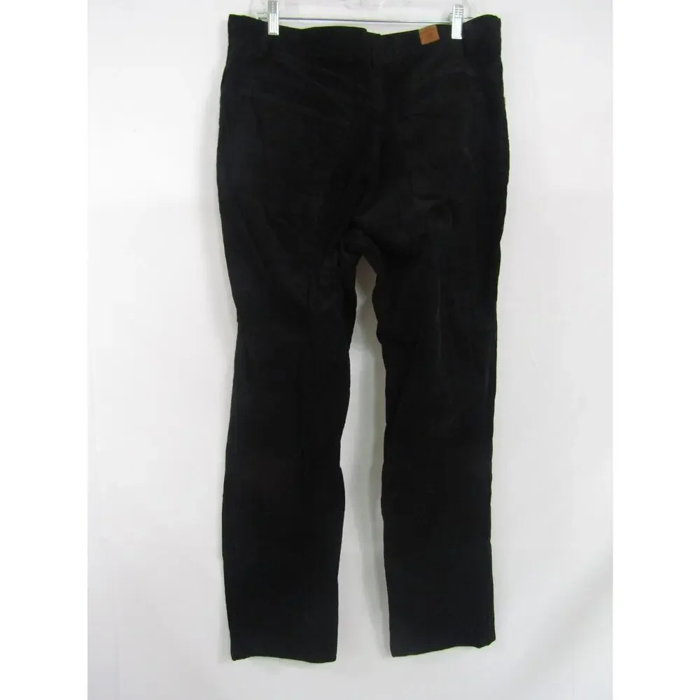 Bills Khakis Black Corduroy Pants sz 35x32 Cotton Minimalist Office Y2K 90s‎